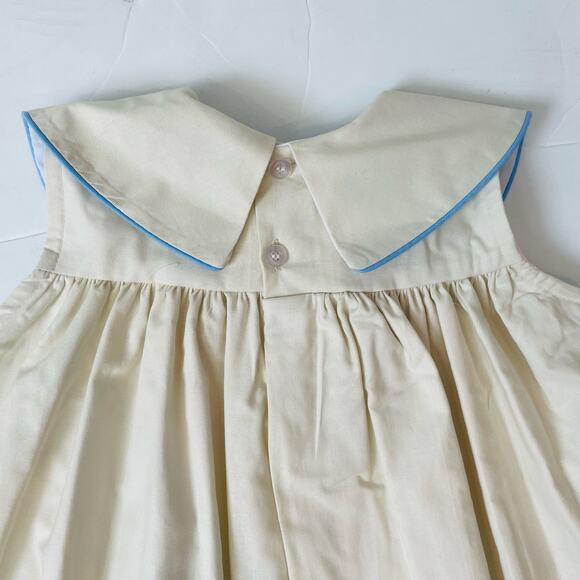 NWT Bailey Boys Size 18M Heritage Blue Floral Float Dress - Picture 4 of 6